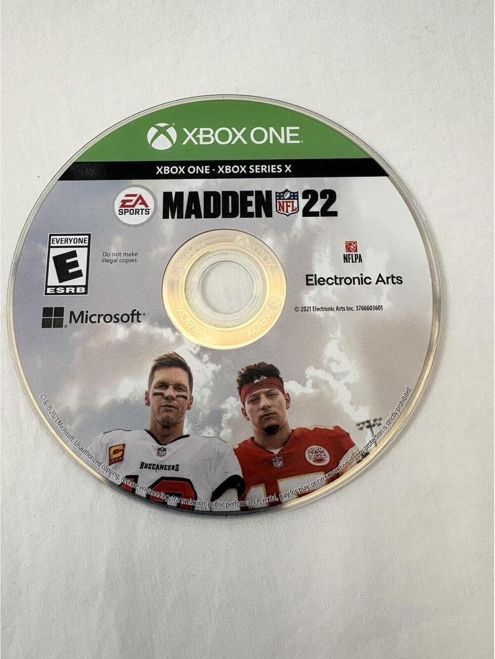 Madden NFL 22 (Microsoft Xbox One/Series X) No Box